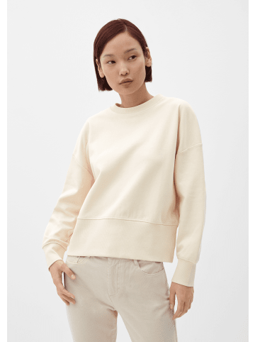 S. Oliver Sweatshirt langarm in Beige