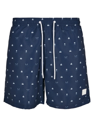 Urban Classics Badeshorts in skullandyacht aop