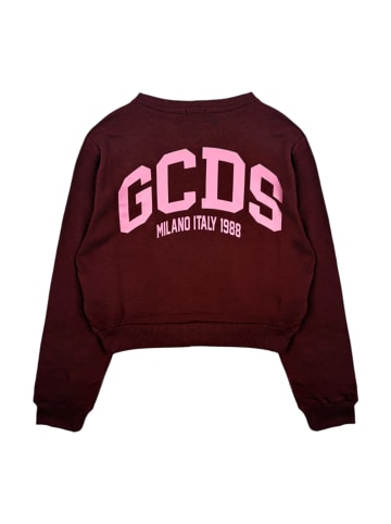 GCDS Sweatshirt 1531BA5 Bordeaux