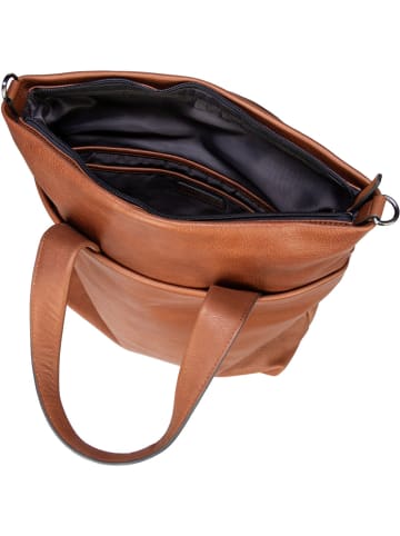 Leonhard Heyden Handtasche Hamburg 7088 in Cognac