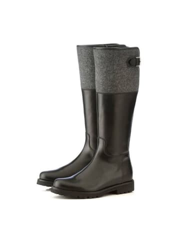 dirndl+bua Lammfellstiefel Lammfellstiefel in schwarz
