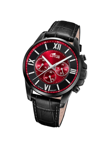 Lotus Chronograph-Armbanduhr Lotus Classic schwarz groß (ca. 44mm)
