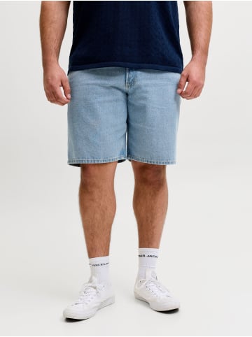 JACK & JONES PLUS Jeans-Shorts in Blue Denim