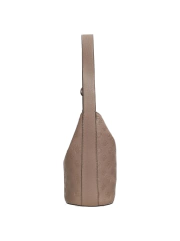 Guess Cresidia II - Beuteltasche (black logo) in dark taupe logo