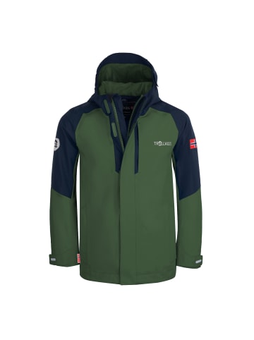 Trollkids Funktionsjacke Skaland in navy/lime/azure bluel
