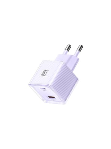 Wisam® 33W Netzladegerät 1x USB 1x USB-C Schnell-Ladegerät lila
