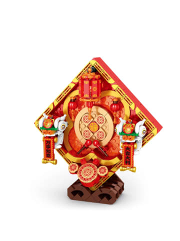 COFI 1453 Reobrix 569 Löwenfigur Klemmbaustein Deko 498 Teile ab 14 in Mehrfarbig