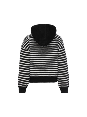 Bridgeport Women Cardigan in Black Offwhite