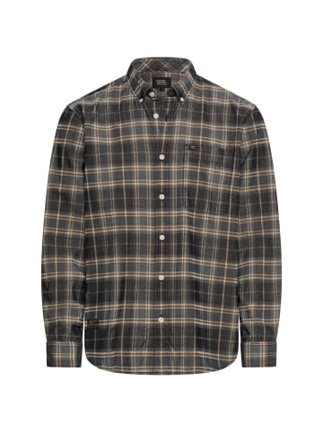 Camel Active Baumwollhemd mit Button-Down-Kragen in Tintenblau