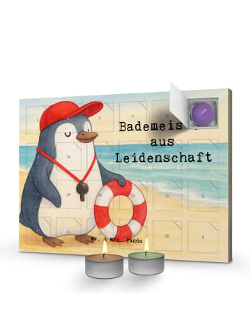 Mr. & Mrs. Panda kerzenkalender Bademeister Leidenschaft Design ... in Weiß