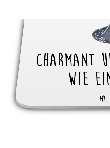 Mr. & Mrs. Panda Tischuntersetzer Sternzeichen Waage mit Spruch in Weiß