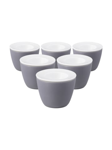 Seltmann Weiden 6er Set Snack and Egg Life Fashion ø 6,8 cm in Elegant Grey