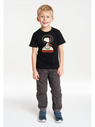 Logoshirt T-Shirt Snoopy - Moonwalker in schwarz
