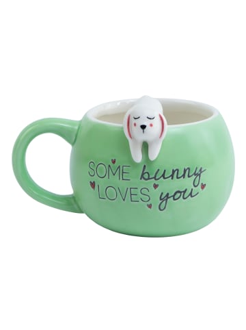 Geda Labels Tasse Somebunny grün  in Grün - 400ml