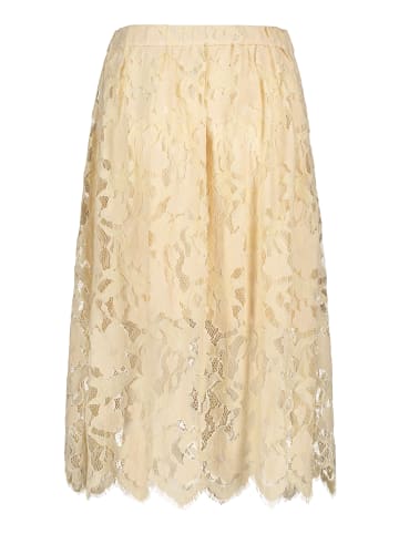 Vera Mont Spitzenrock mit Taschen in Champagne Sorbet
