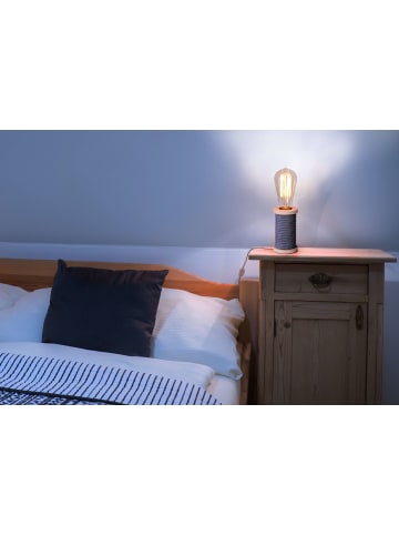 näve Tischleuchte "MAX" in schwarz - (L)7 cm x (B)7 cm x (H)12 cm