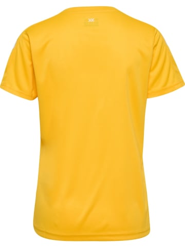 Hummel T-Shirt "Core Xk Poly Jersey S/S" in Gelb