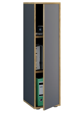 VCM  Büroschrank Aktenschrank Sideboard Salia 3fach in Anthrazit