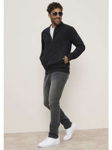 Bruno Banani Sweatjacke in schwarz