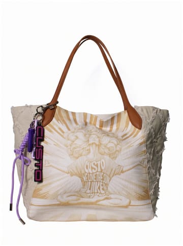 Custo Barcelona Handtasche in OFF-WHITE