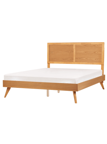 Beliani Doppelbett ISTRES in Braun - (W) 169 x (H) 120 x (L) 205 cm