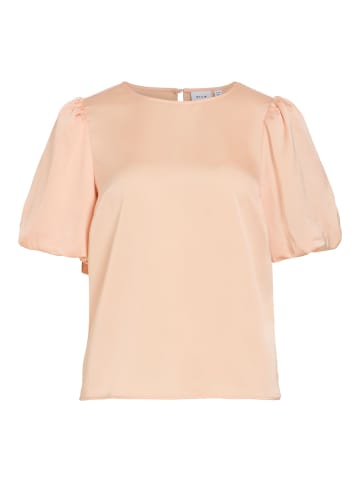 Vila Oberteil mit kurzen Ärmeln in Peach Parfait