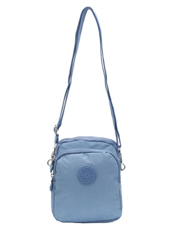Mindesa Damen Umhängetasche in Blau Grau