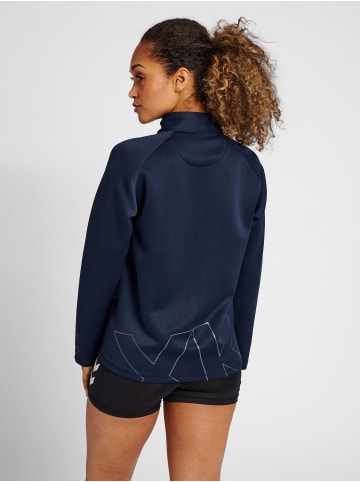 Hummel Reißverschluss Jacke Raglanärmel Hmlcima Damen in MARINE