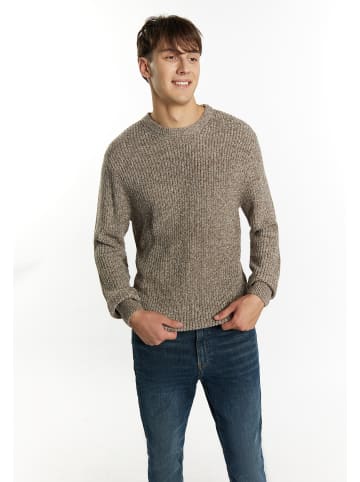MO Pullover in Oliv Mehrfarbig
