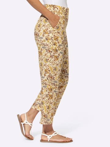 WITT WEIDEN 7/8-Hose in vanille-sand-bedruckt