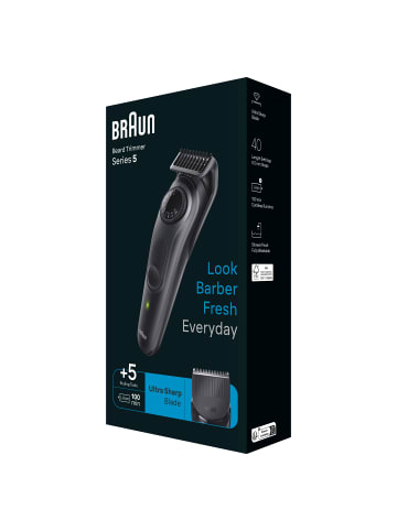 Braun Barttrimmer "BT5430" in Schwarz