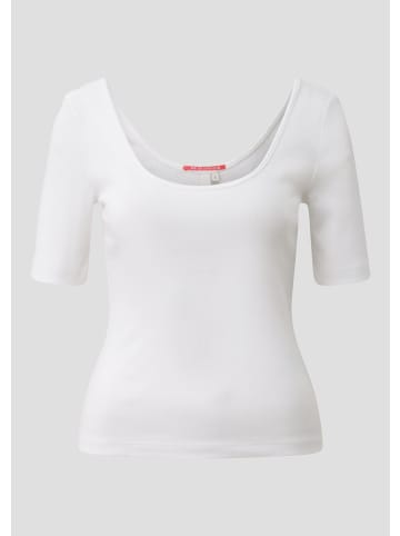 QS T-Shirt  in  0100_weiß