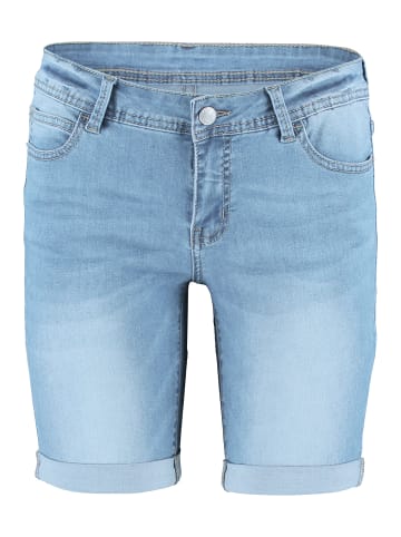 Hailys Shorts Denim Mid Waist Bermudas in Blau