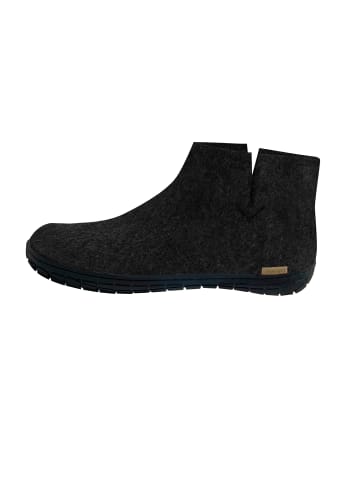 glerups Boots Kautschuksohle Schwarz in Charcoal