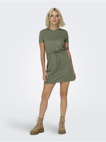 JACQUELINE de YONG Leichtes Stoff Sommer Kleid mit Bindeband in Grün