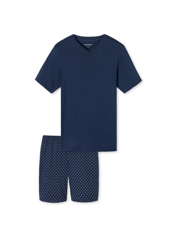 Schiesser Pyjama in Dunkelblau