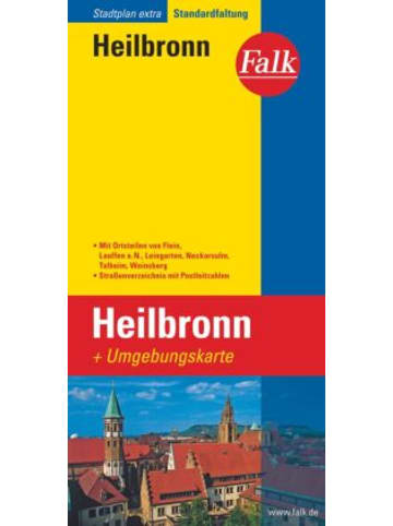 Falk-Verlag  Landkarte/Globus - Falk Stadtplan Extra Heilbronn 1:20.000