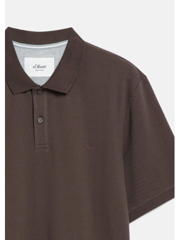 s.Oliver Polo-Shirt in 8941_dunkelbraun