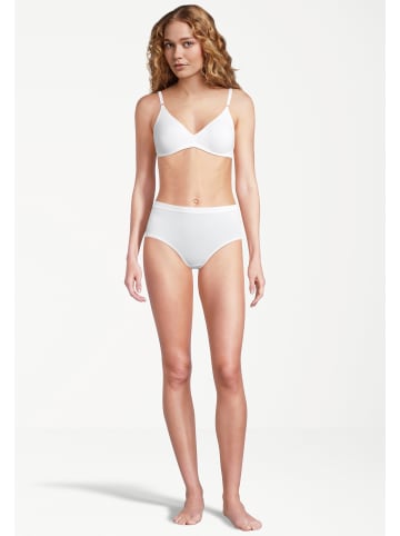 Conta Maxi Slip Feinripp in Weiß / beige