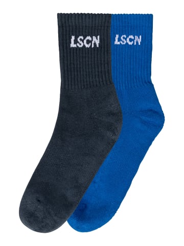 LSCN BY LASCANA Tennissocken in 1x dunkelblau, 1x royalblau