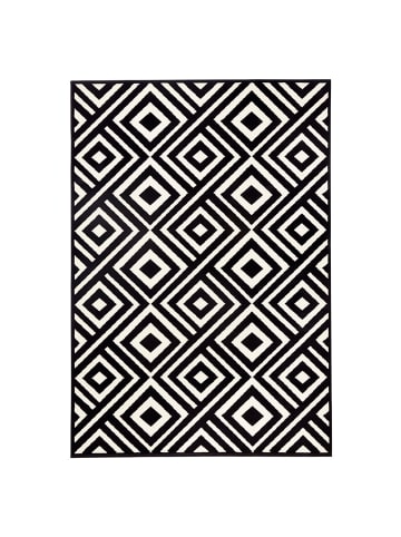 Zala Living Teppich Art Schwarz Creme