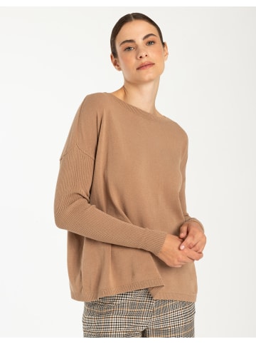 More & More Strickpullover in beige macchiato