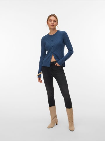 Vero Moda Strickjacke in Dark Denim