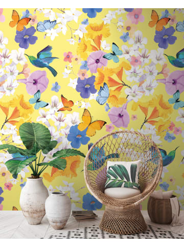 A.S. Création Tapete Sunny Bloom in Gelb