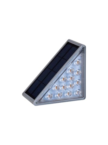 näve LED Solarleuchte "SCALA" in grau - (L)11 cm x (B)5.2 cm x (H)6.2 cm