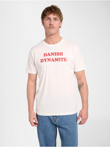 Hummel T-Shirt Hmlpulse Lebensstil Herren in WHITE/TANGO RED