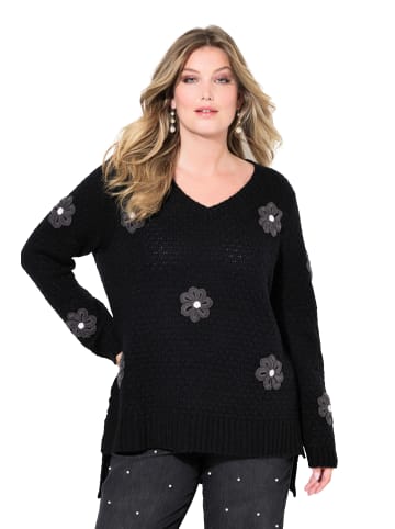 MIAMODA Pullover in schwarz