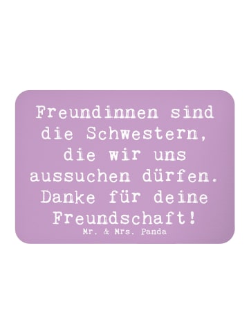 Mr. & Mrs. Panda magnet Spruch Freundinnen Schwestern mit Spruch in Lavendeltraum