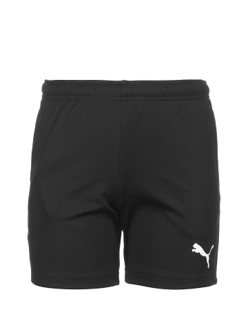 Puma Trainingsshorts teamRISE in schwarz / weiß