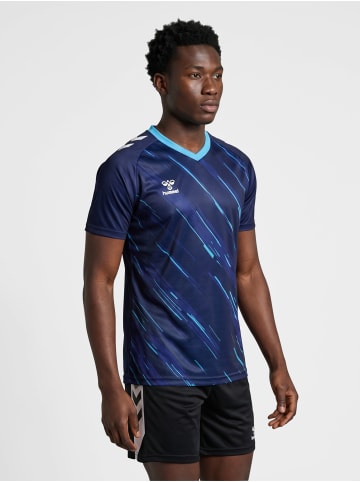 Hummel T-Shirt Raglanärmel Hmlmatch Erwachsene in MARINE/AQUARIUS